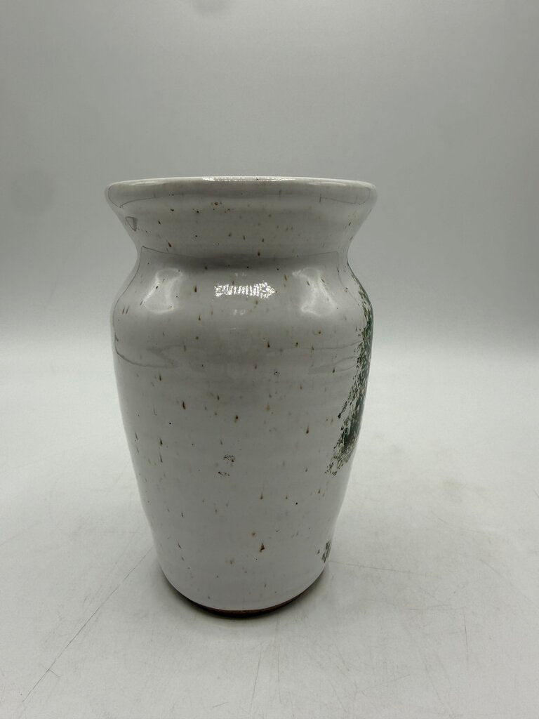 McCormick Pottery Hand Thrown Vase 6.5” Pine Tree Motif /rw