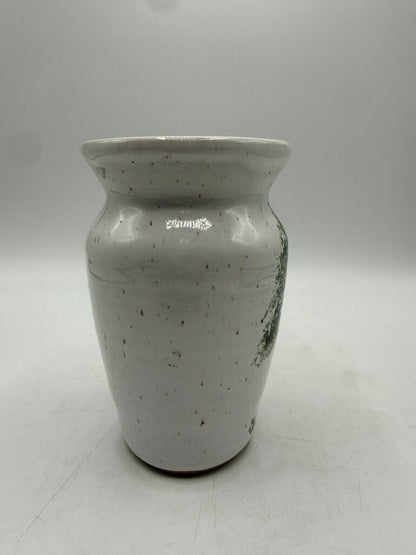 McCormick Pottery Hand Thrown Vase 6.5” Pine Tree Motif /rw