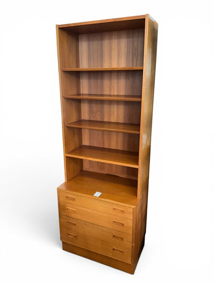 Danish Bookcase w/ Chest