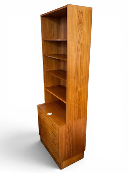 Danish Bookcase w/ Chest