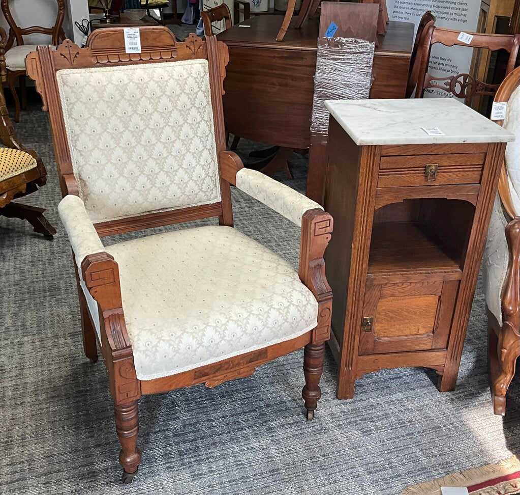 Antique Victorian Eastlake Styled Armchair