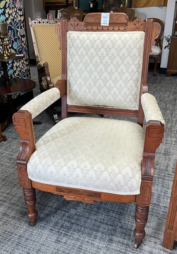 Antique Victorian Eastlake Styled Armchair
