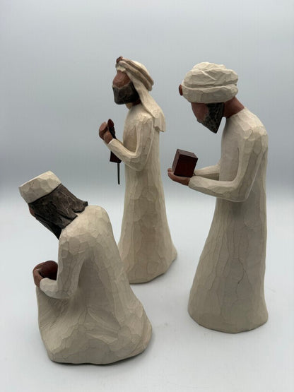 Willow Tree Three Wise Men Nativity Set Demidaco /rw