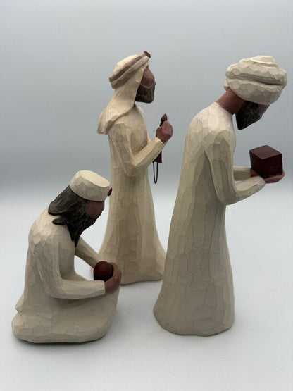 Willow Tree Three Wise Men Nativity Set Demidaco /rw