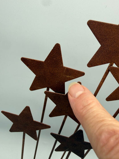 Willow Tree Nativity Jesus Mary & Joesph w/metal Stars /rw