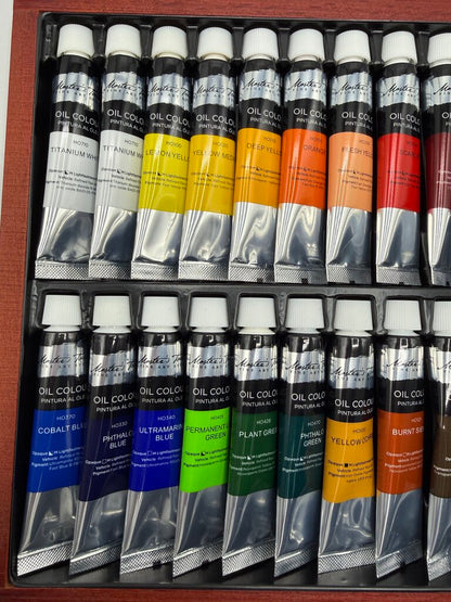 Master’s Touch Oil Paint Set 26 Tubes in Case New /rw