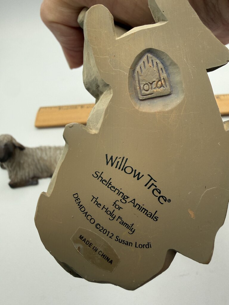 Willow Tree Shepard & Stable Animals Set of 5 Nativity Figurines /rw