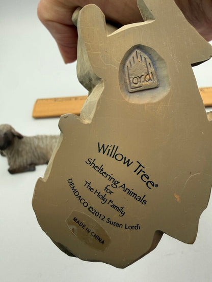 Willow Tree Shepard & Stable Animals Set of 5 Nativity Figurines /rw