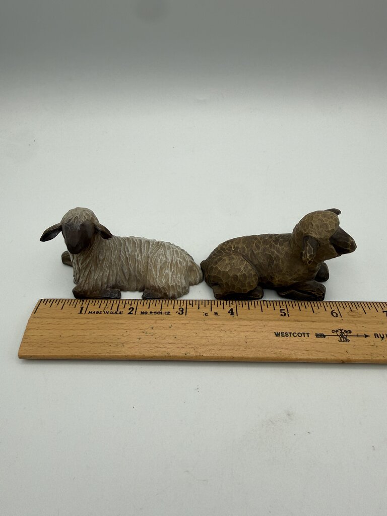 Willow Tree Shepard & Stable Animals Set of 5 Nativity Figurines /rw