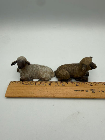 Willow Tree Shepard & Stable Animals Set of 5 Nativity Figurines /rw