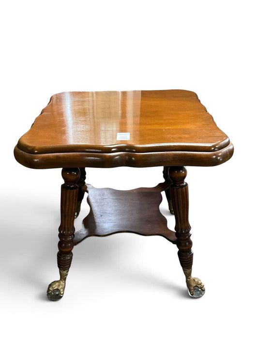 Antique Claw Foot Parlor Table