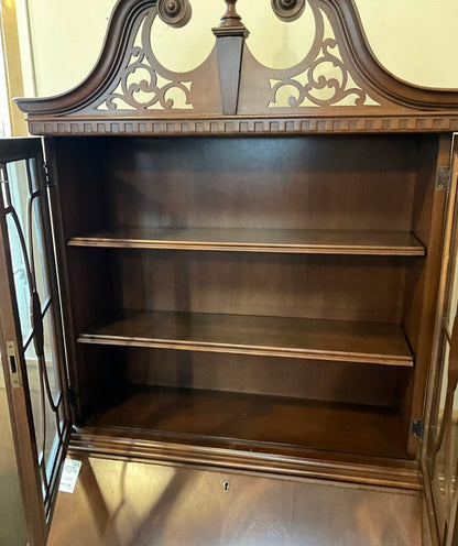 Berkley & Gay Mahogany Secretary Hutch