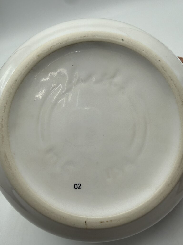 Homer Laughlin Fiestaware White Snowmen Gusto Bowl /rc