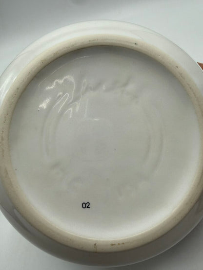 Homer Laughlin Fiestaware White Snowmen Gusto Bowl /rc