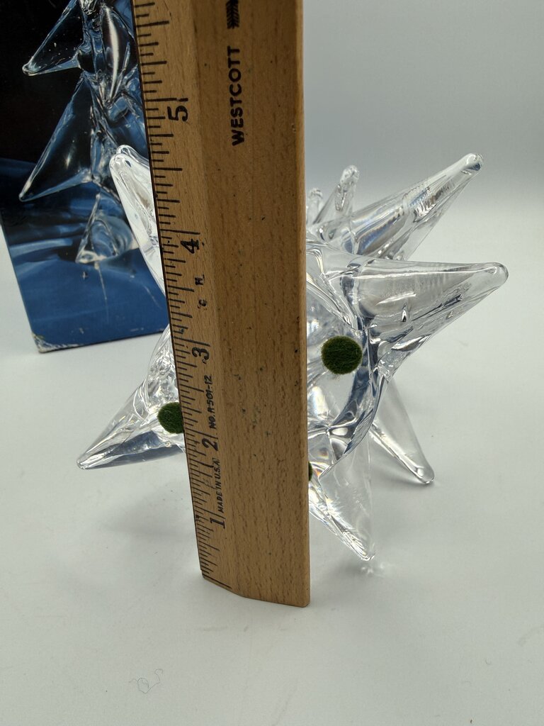 VTG Genuine Clear Lead Crystal Christmas Tree 10” /rw