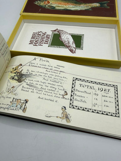 Muriel Foster’s Fishing Diary by Muriel Foster 1996 Box Set /ro