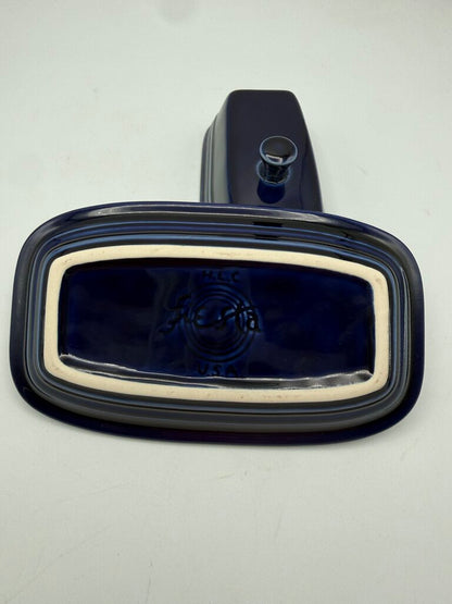 Fiesta Cobalt Blue Butter Dish w/Lid /rb