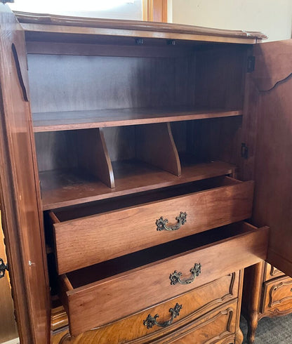 French Provincial Styled Armoire