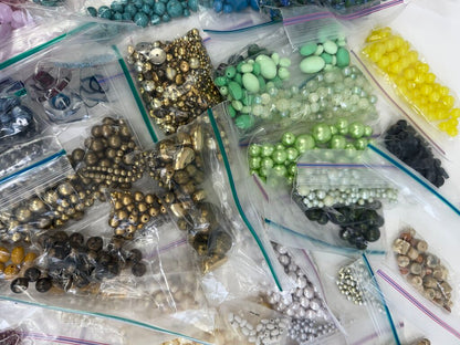 Large Lot of Beads/Necklaces for Crafting & Jewelry Making 10 lbs. /ro