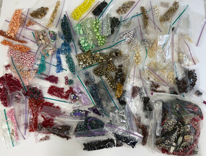 Large Lot of Beads/Necklaces for Crafting & Jewelry Making 10 lbs. /ro