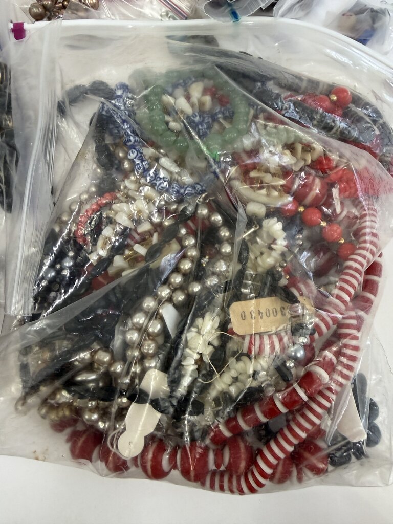 Large Lot of Beads/Necklaces for Crafting & Jewelry Making 10 lbs. /ro