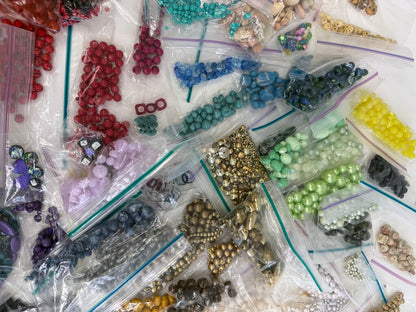 Large Lot of Beads/Necklaces for Crafting & Jewelry Making 10 lbs. /ro