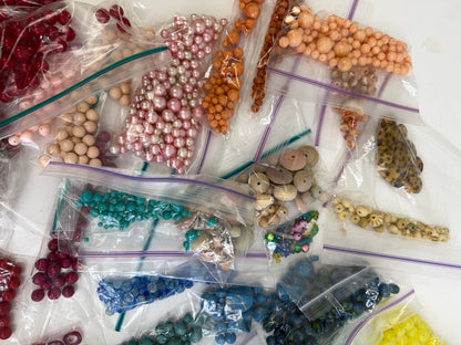 Large Lot of Beads/Necklaces for Crafting & Jewelry Making 10 lbs. /ro