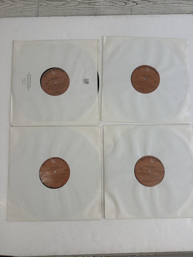VTG Box Set of 4 Billie Holiday “Aint Nobody’’s Business if I do” Record Set /ro