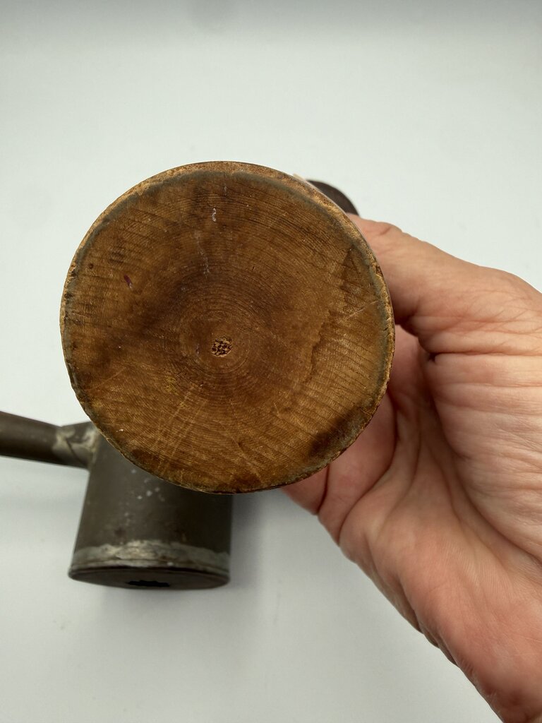 Antique Metal Cookie Star Cookie Press w/Wood Plunger /rw