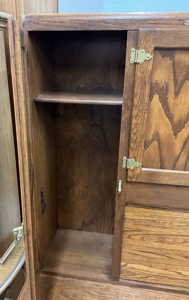 Antique Wooden Hoosier Cabinet