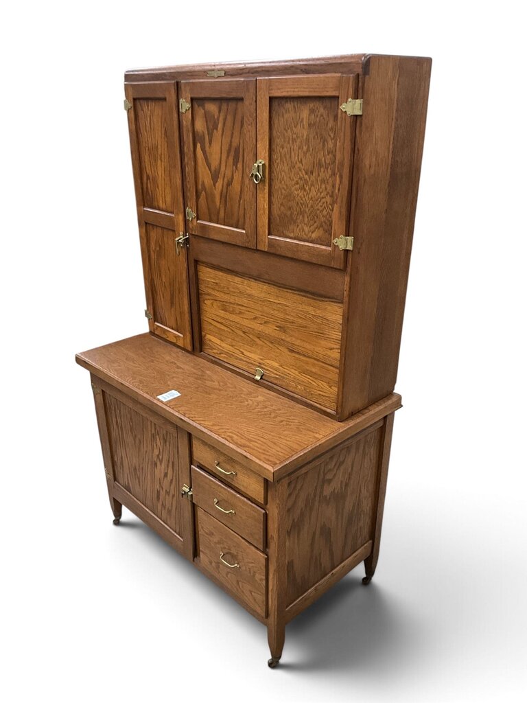 Antique Wooden Hoosier Cabinet
