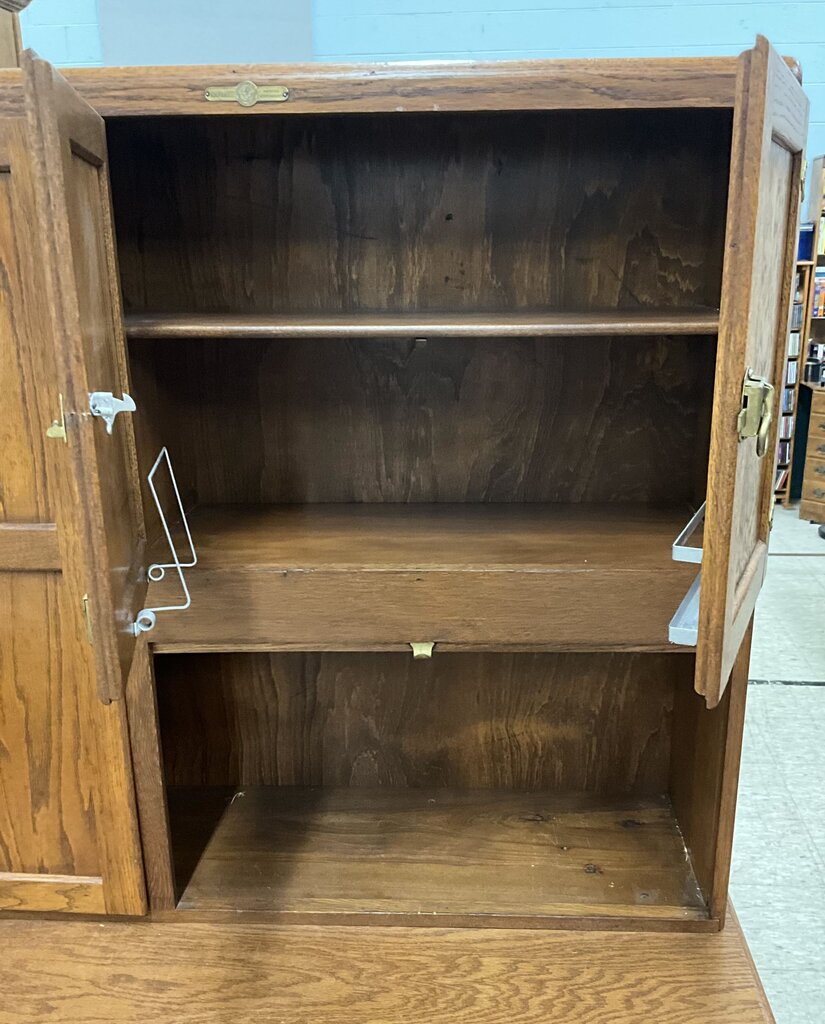 Antique Wooden Hoosier Cabinet