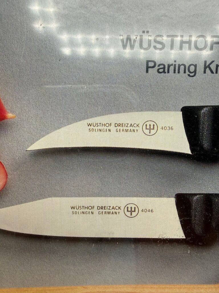Wusthof Trident Cutlery Pairing Knife Set w/Sharpener NIB /rw