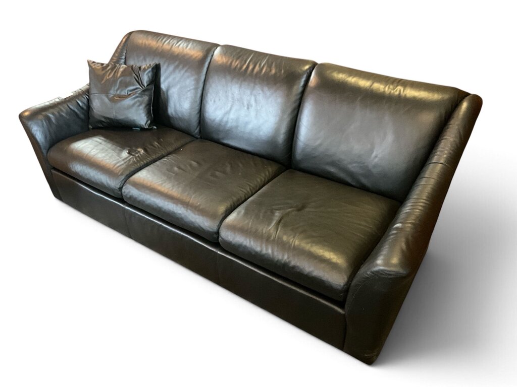 Black Leather Sofa