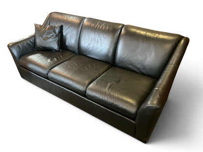 Black Leather Sofa