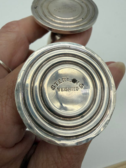 VTG Sterling Silver Salt & Pepper Shakers 68 grams /ro