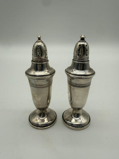 VTG Sterling Silver Salt & Pepper Shakers 68 grams /ro