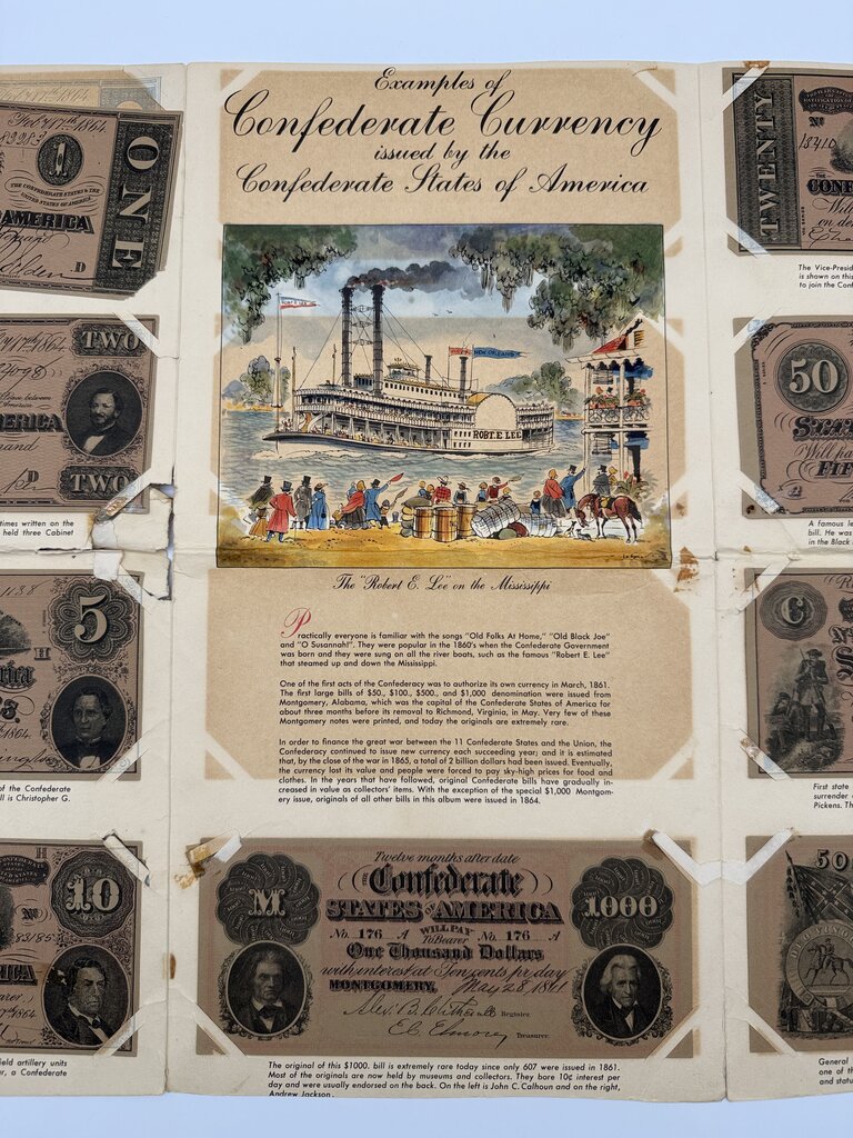 Album For Reproduction of Confederate Currency /ro