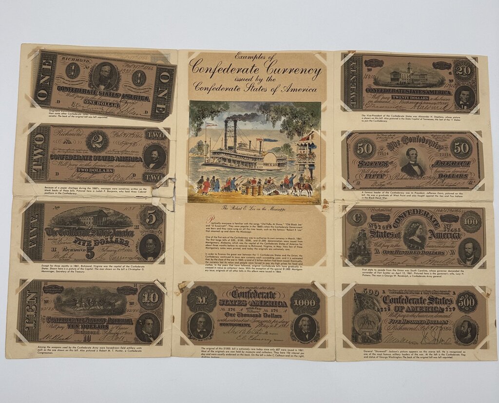 Album For Reproduction of Confederate Currency /ro