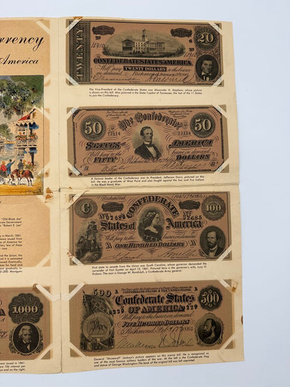 Album For Reproduction of Confederate Currency /ro