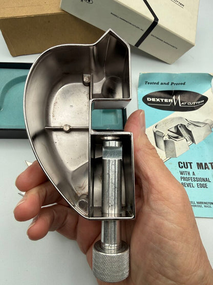 Dexter #3 Mat Cutter Russell Hariington Cutlery w/Box Instructions /ro