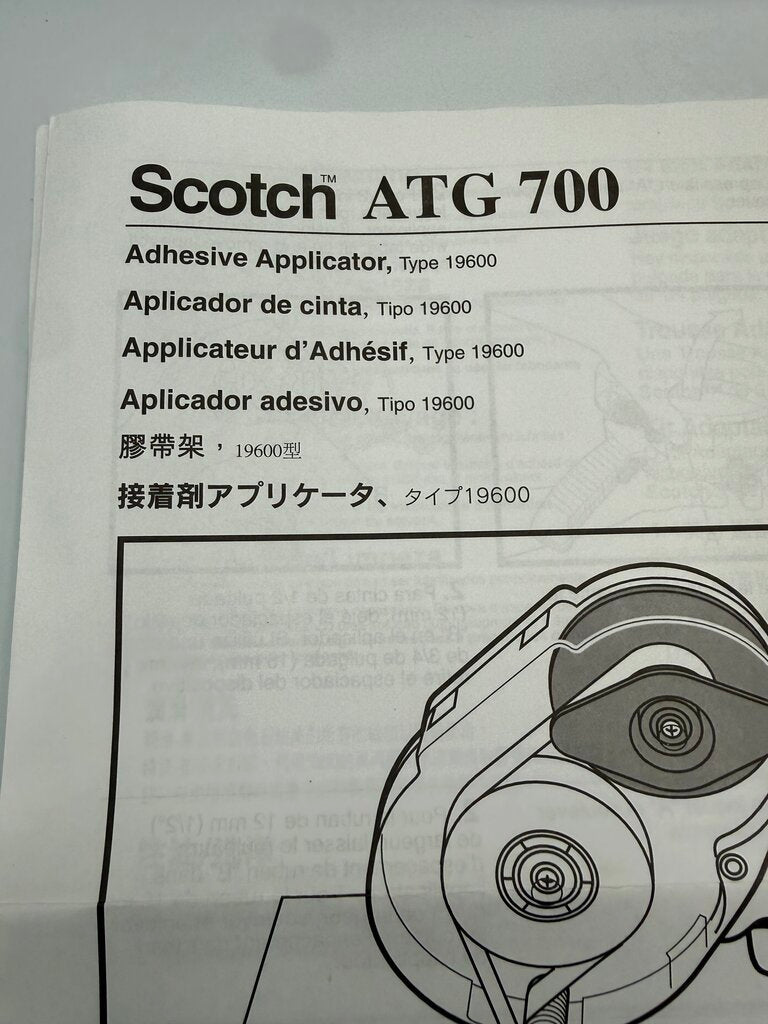 Scotch ATG 700 Adhesive Applicator in Box w/Instructions /ro