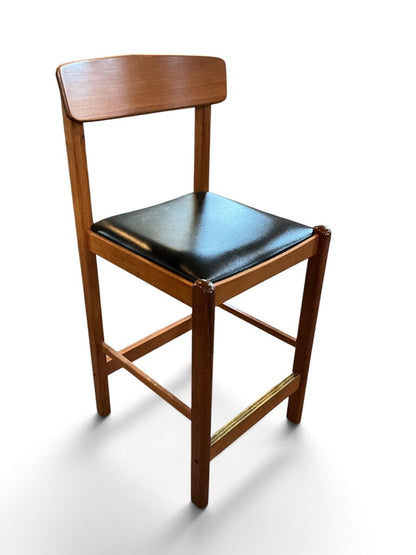 Pair of Mid-Century Danish Bar Stools