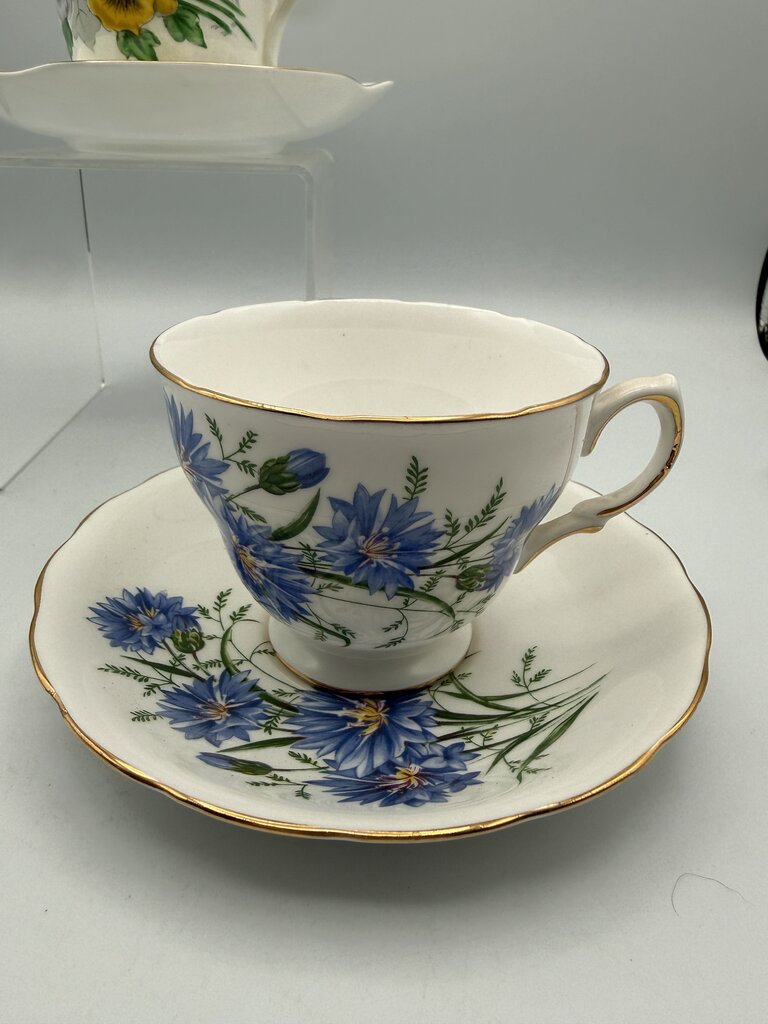 VTG set of 2 Fine Bone China Tea Cup & Saucer Made In England /roh