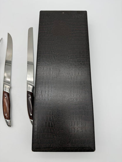 VTG Samurai Cutlery 3 pc Stainless Steel Carving Set Pioneer Products /rw