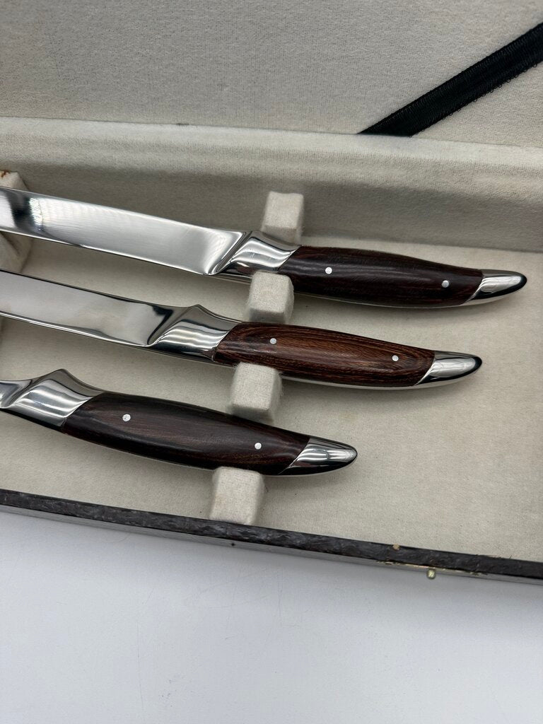 VTG Samurai Cutlery 3 pc Stainless Steel Carving Set Pioneer Products /rw