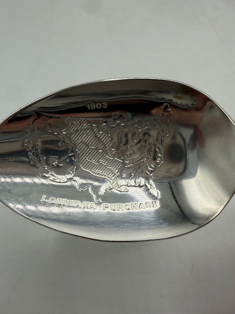 WM Rogers SP Commemorative Presidential Spoon set of 3 /ro