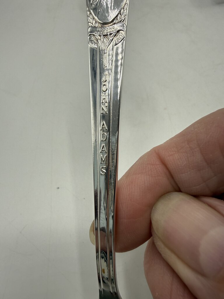 WM Rogers SP Commemorative Presidential Spoon set of 3 /ro