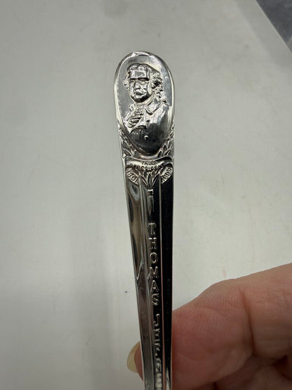 WM Rogers SP Commemorative Presidential Spoon set of 3 /ro
