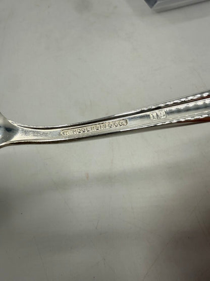 WM Rogers SP Commemorative Presidential Spoon set of 3 /ro